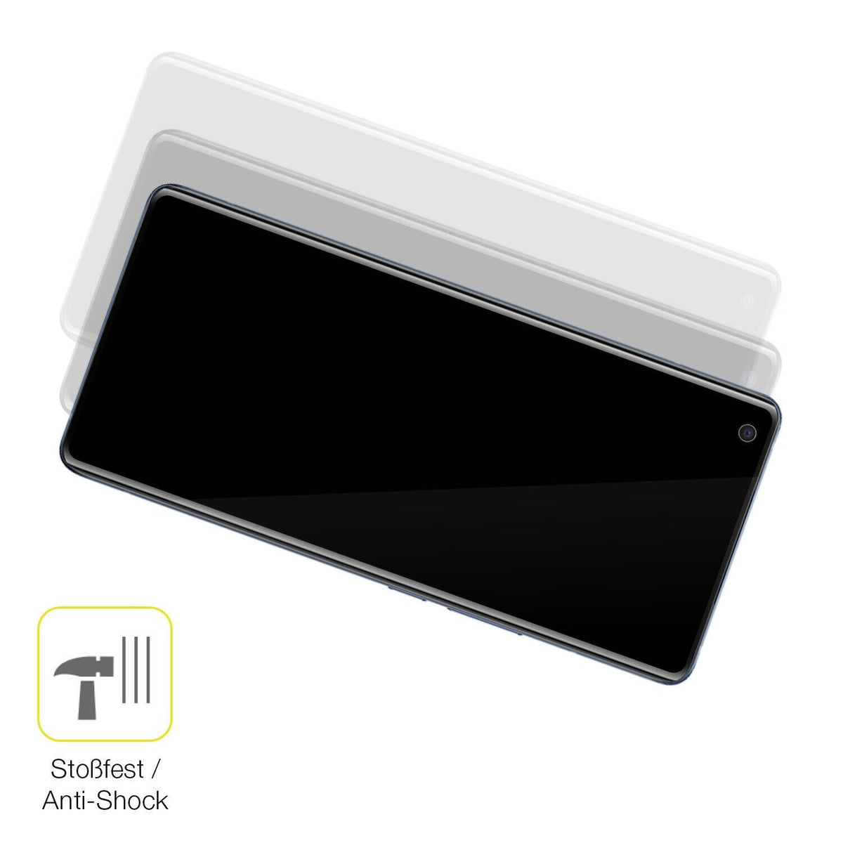 2x Screen Protector for VIVO X50 Pro Plus Protective Film covers 100% dipos Flex
