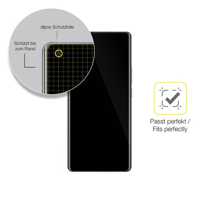 2x Screen Protector for VIVO X50 Pro Plus Protective Film covers 100% dipos Flex