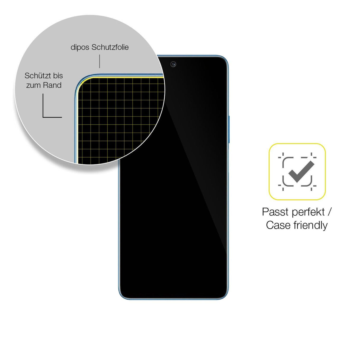 2x Screen Protector for Huawei Honor Magic 4 Lite Protective Film covers 100%