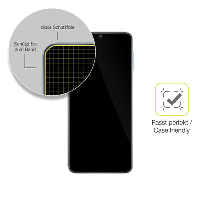 Full Cover Screen Protector for Samsung Galaxy M32 5G – Covers Curved Edges | dipos