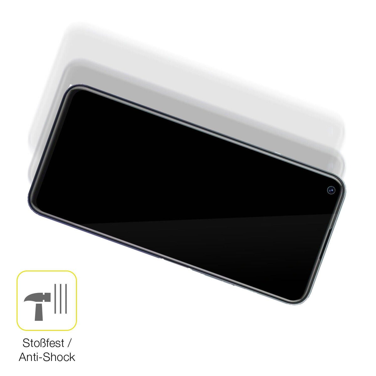 2x Screen Protector for Vivo Y70t Protective Film covers 100% dipos Flex