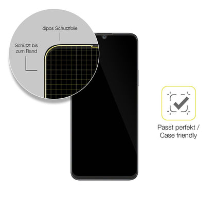 2x Screen Protector for Honor Play30 Protective Film covers 100% dipos Flex