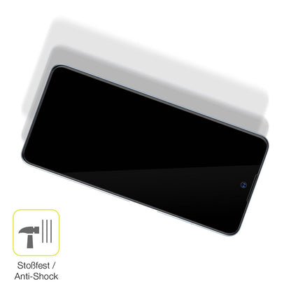 2x Screen Protector for ZTE Blade V40 Protective Film covers 100% dipos Flex