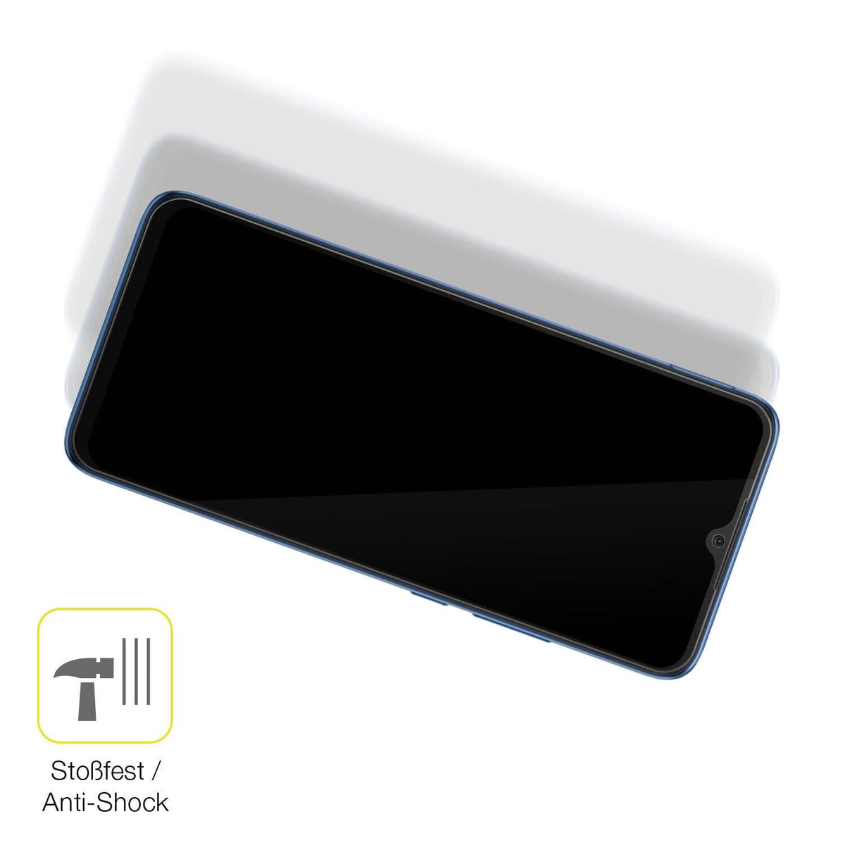 2x Screen Protector for Xiaomi Redmi 10C Protective Film covers 100% dipos Flex