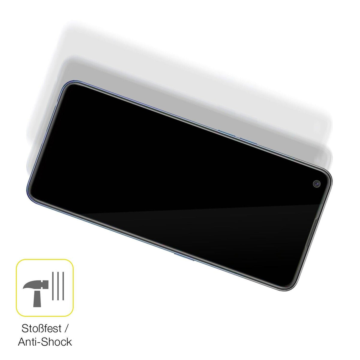 2x Screen Protector for Oppo F19 Protective Film covers 100% dipos Flex