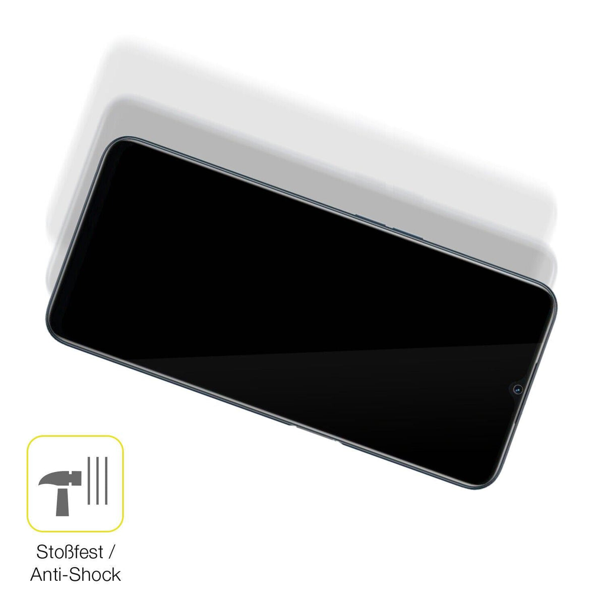 2x Screen Protector for Oppo A16S Protective Film covers 100% dipos Flex