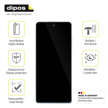 2x Screen Protector for Motorola Moto Edge S30 Protective Film covers 100% dipos