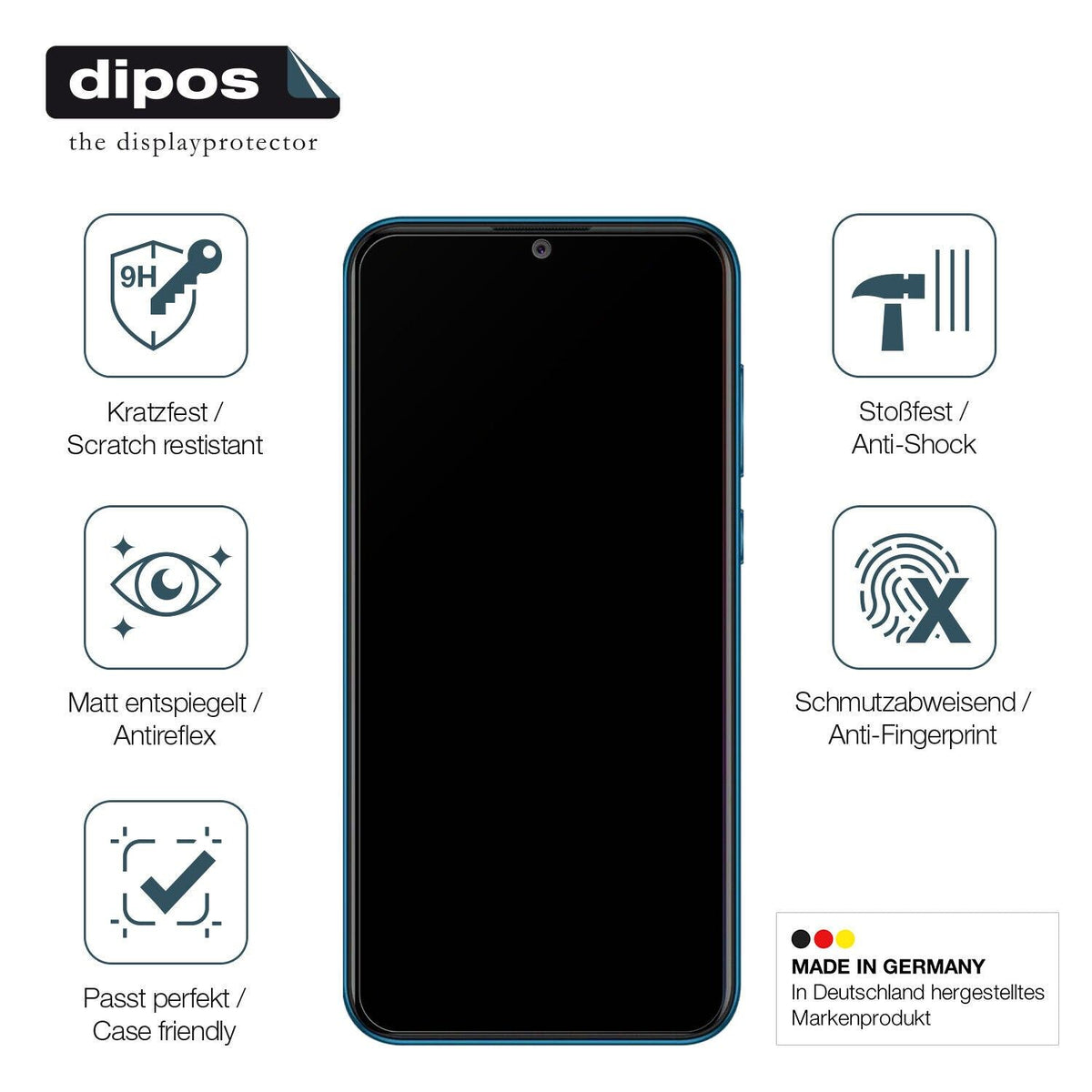 Screen Protector for Coolpad Cool 5 matte Flexible Glass 9H dipos