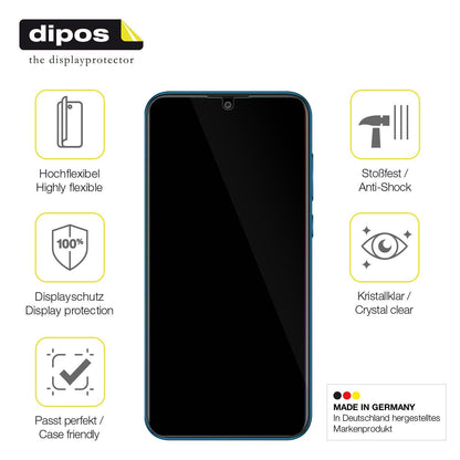 2x Screen Protector for Coolpad Cool 5 Protective Film covers 100% dipos Flex