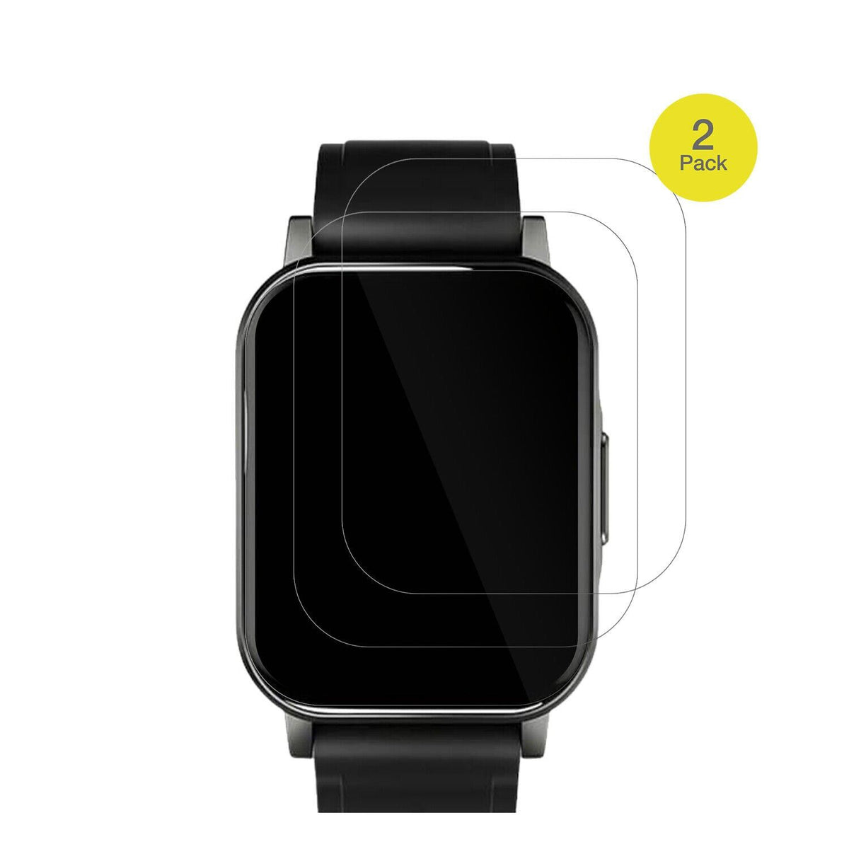 2x Screen Protector for Haylou LS02 watch Protective Film covers 100% dipos Flex