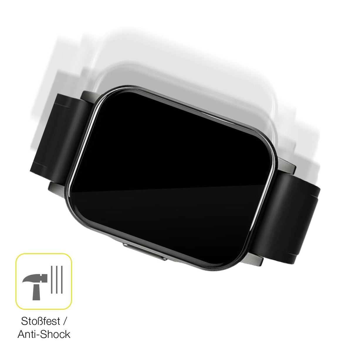2x Screen Protector for Haylou LS02 watch Protective Film covers 100% dipos Flex