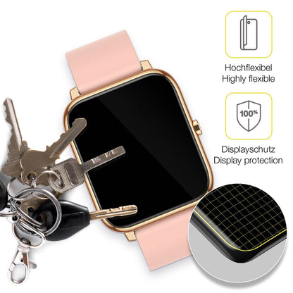 2x Screen Protector for Kalinco CS201C Smartwatch Protective Film covers 100%