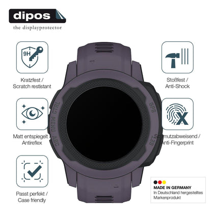 Screen Protector for Garmin Instinct 2S (45mm) matte Flexible Glass 9H dipos