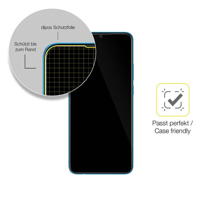 2x Screen Protector for Oppo A16e Protective Film covers 100% dipos Flex