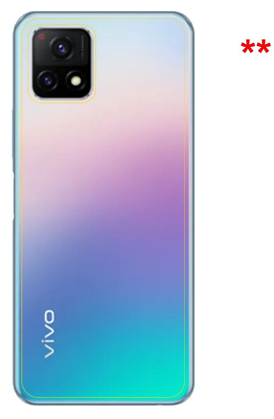 Screen Protector for Vivo Y32 back matte Flexible Glass 9H dipos