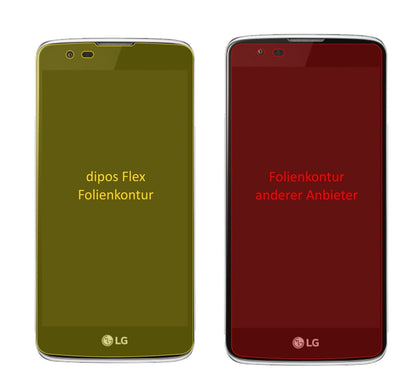 2x Screen Protector for LG Phoenix 2 Protective Film covers 100% dipos Flex
