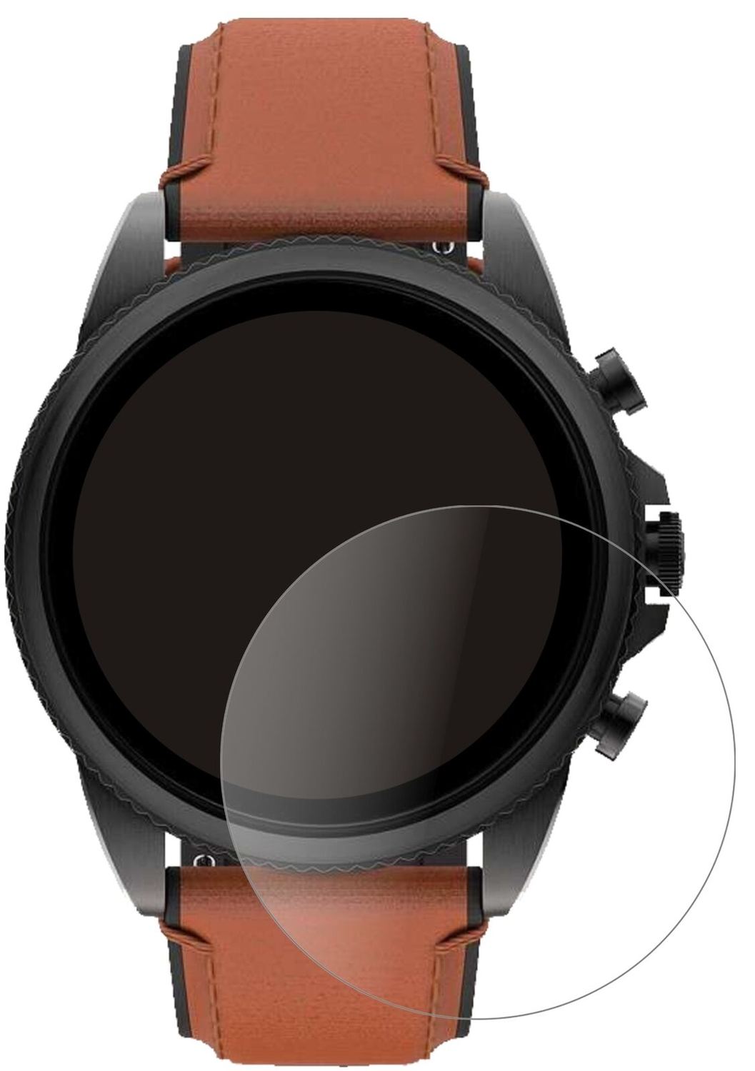 9H Matte Screen Protector for Fossil Gen 6 (44 mm) Smartwatch – Anti-Glare, Shatterproof