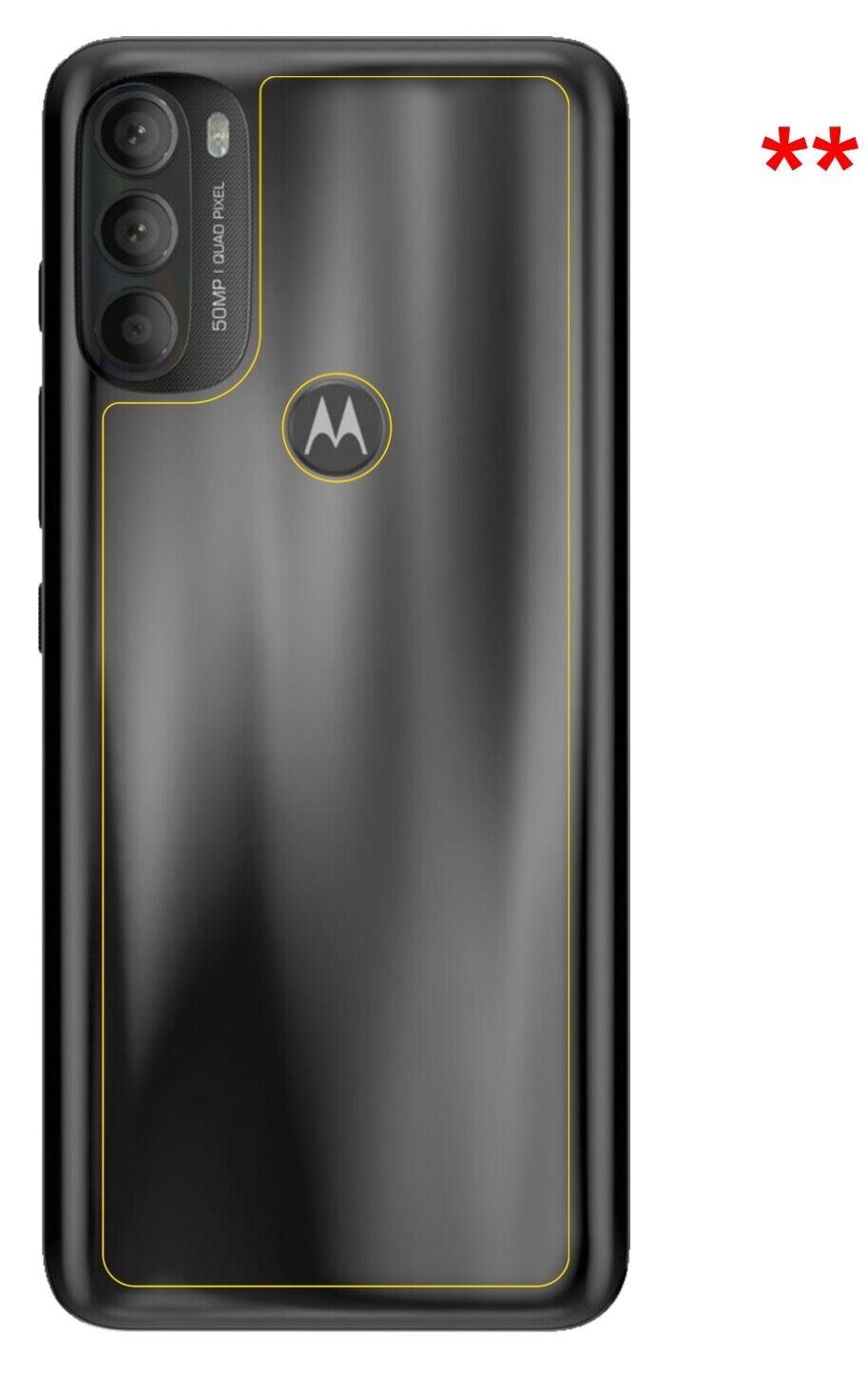 9H Clear Back Protector for Motorola Moto G71 – Shatterproof, Crystal Clear | dipos