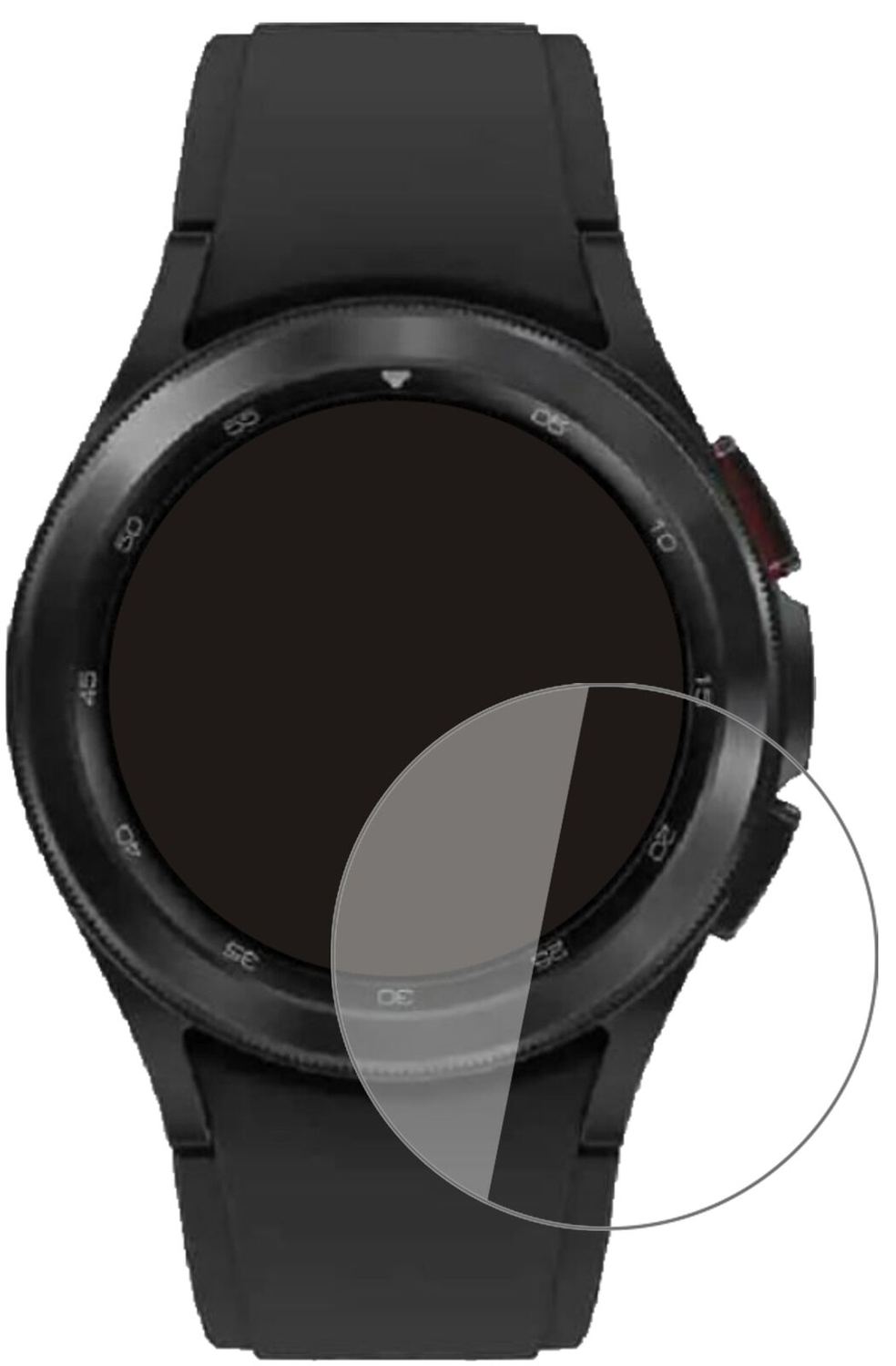 Screen Protector for Samsung Galaxy Watch 4 (44 mm) Flexible Glass 9H dipos