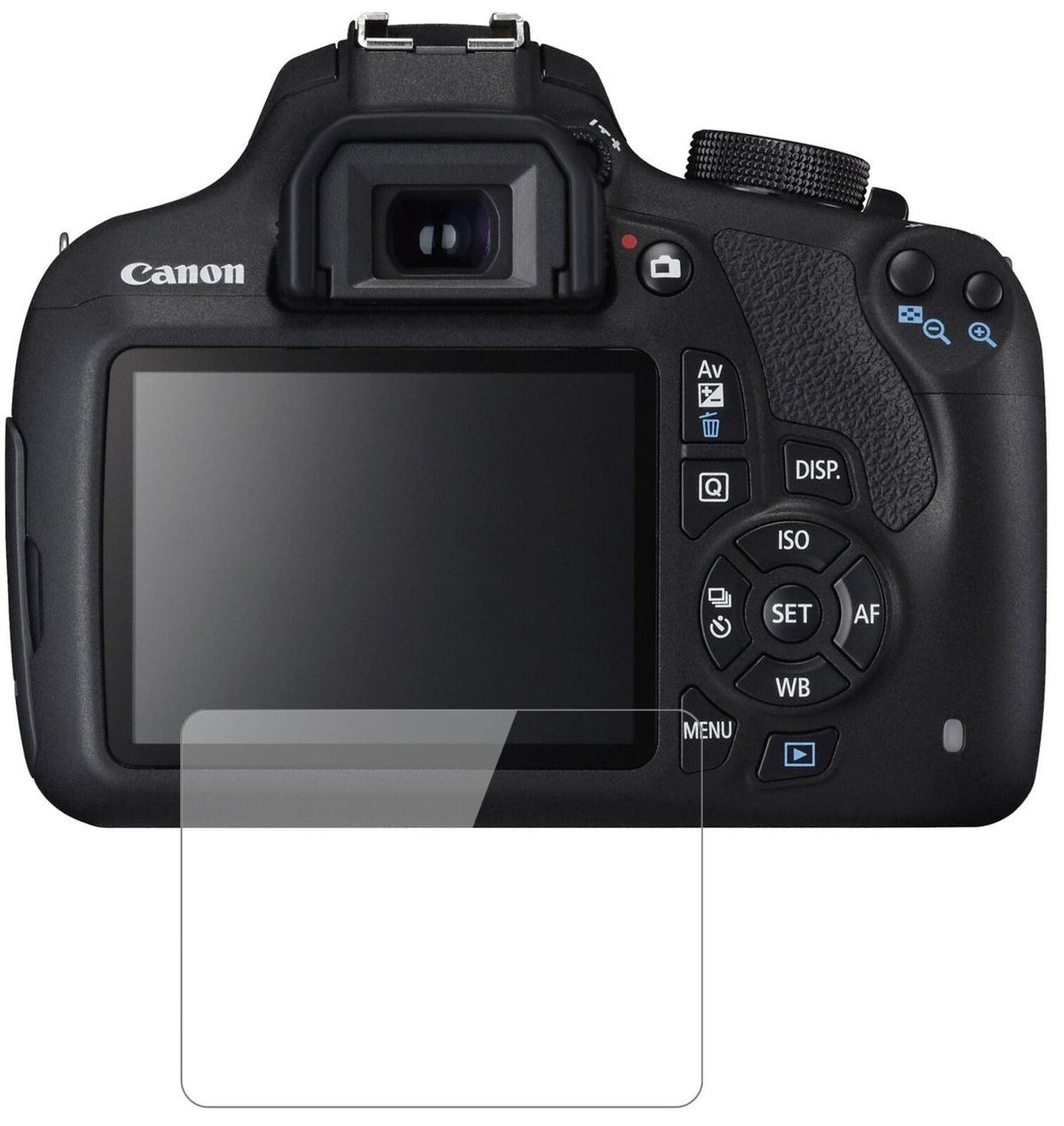 9H Clear Screen Protector for Canon EOS 1200D – Shatterproof, Crystal Clear | dipos