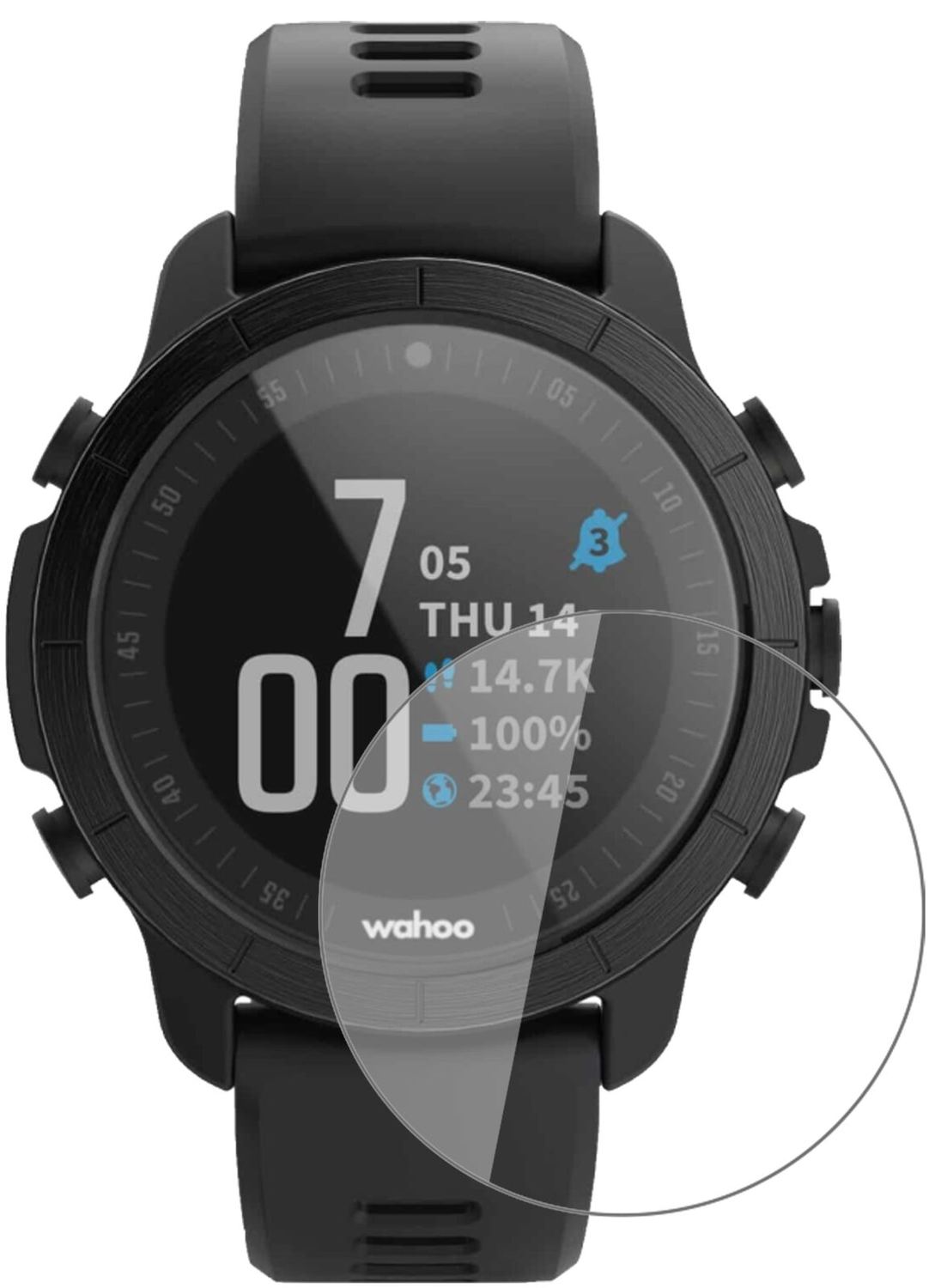 9H Clear Screen Protector for Wahoo Elemnt Rival – Shatterproof, Crystal Clear | dipos