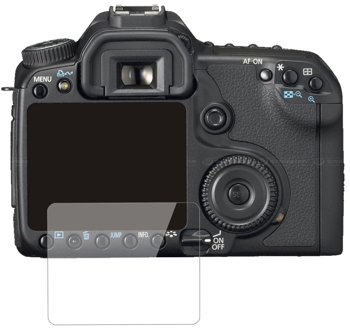 9H Clear Screen Protector for Canon Eos 50D – Shatterproof, Crystal Clear | dipos