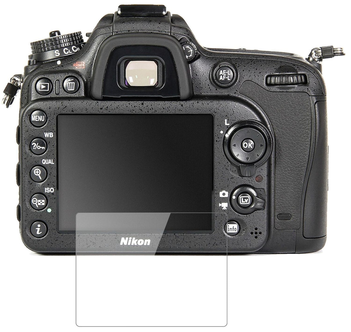 9H Clear Screen Protector for Nikon D7100 – Shatterproof, Crystal Clear | dipos