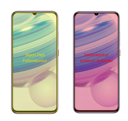 2x Screen Protector for Xiaomi Redmi 10X 5G Protective Film covers 100% dipos
