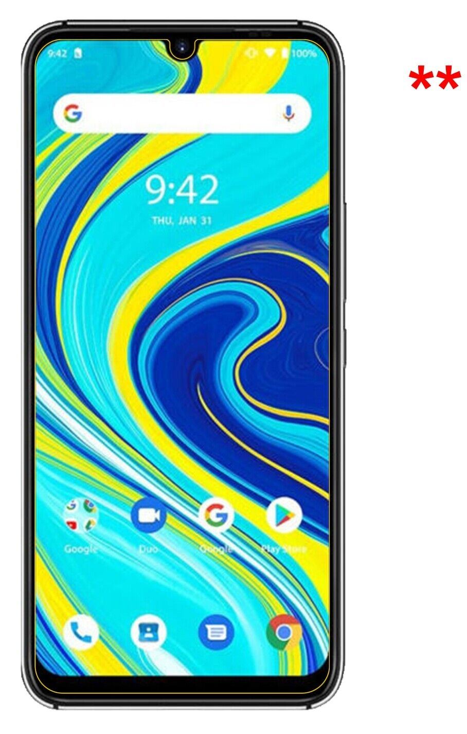 Screen Protector for Umidigi A7 Pro matte Flexible Glass 9H dipos