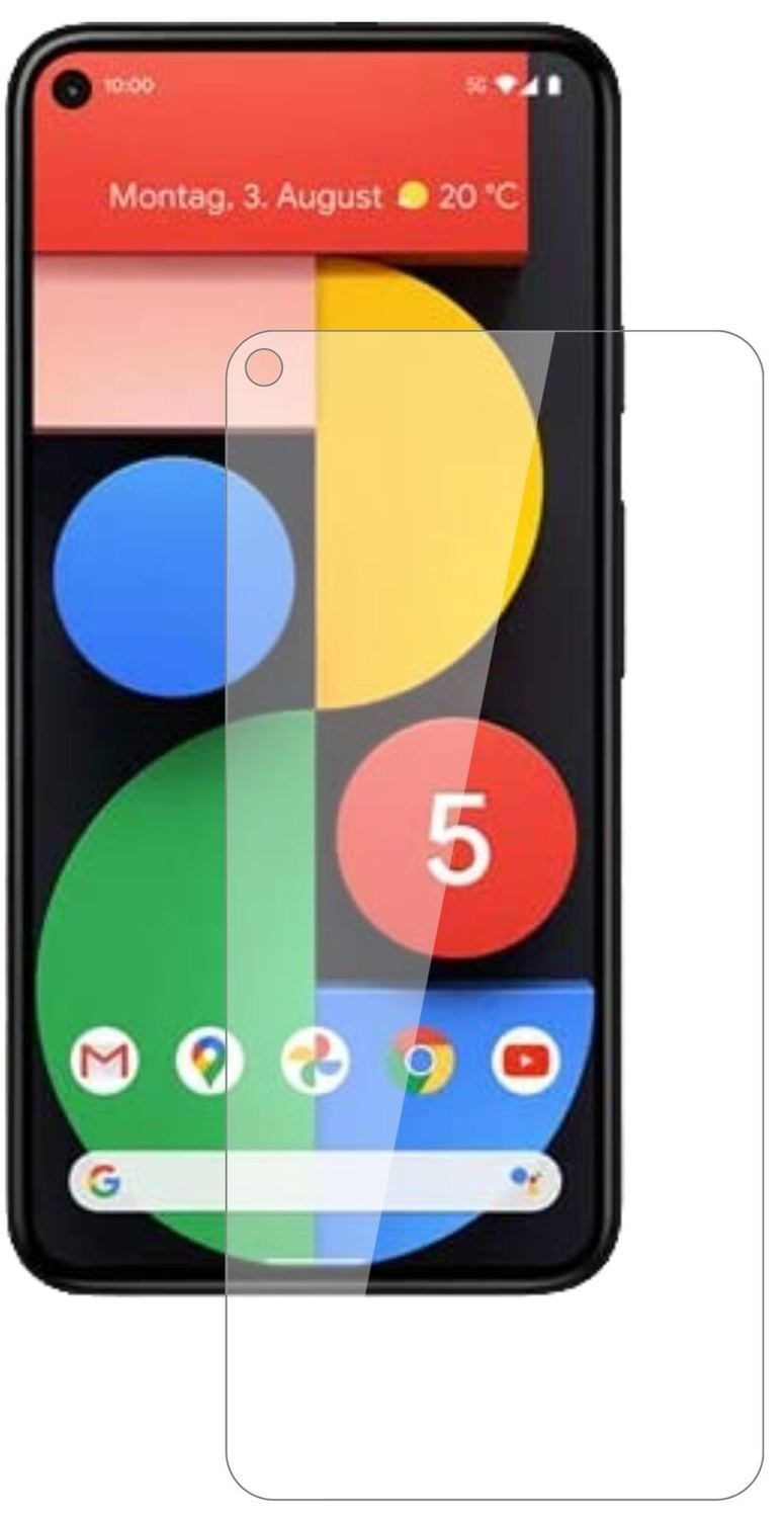 9H Clear Screen Protector for Google Pixel 5 – Shatterproof, Crystal Clear | dipos