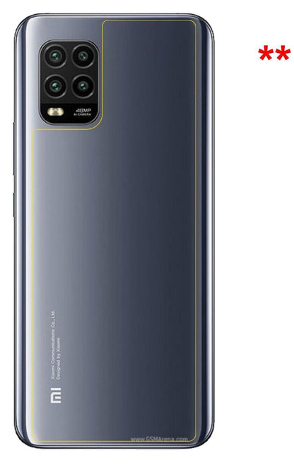 9H Matte Back Protector for Xiaomi Mi 10 Lite 5G – Anti-Glare, Shatterproof | dipos