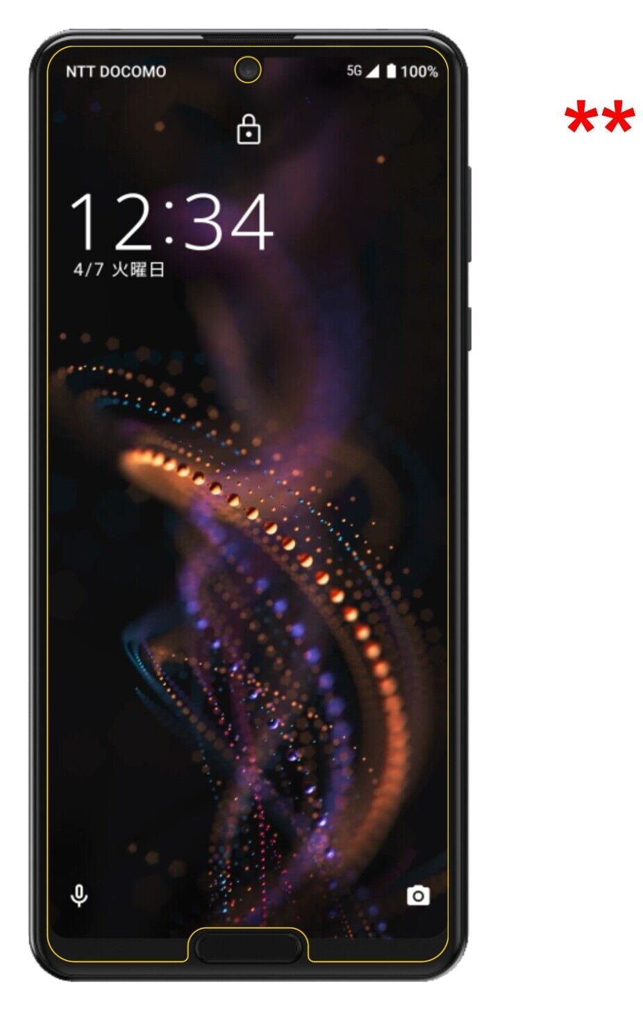 9H Clear Screen Protector for Sharp Aquos R5G – Shatterproof, Crystal Clear | dipos