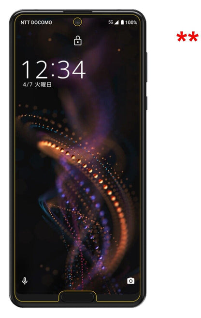 9H Clear Screen Protector for Sharp Aquos R5G – Shatterproof, Crystal Clear | dipos