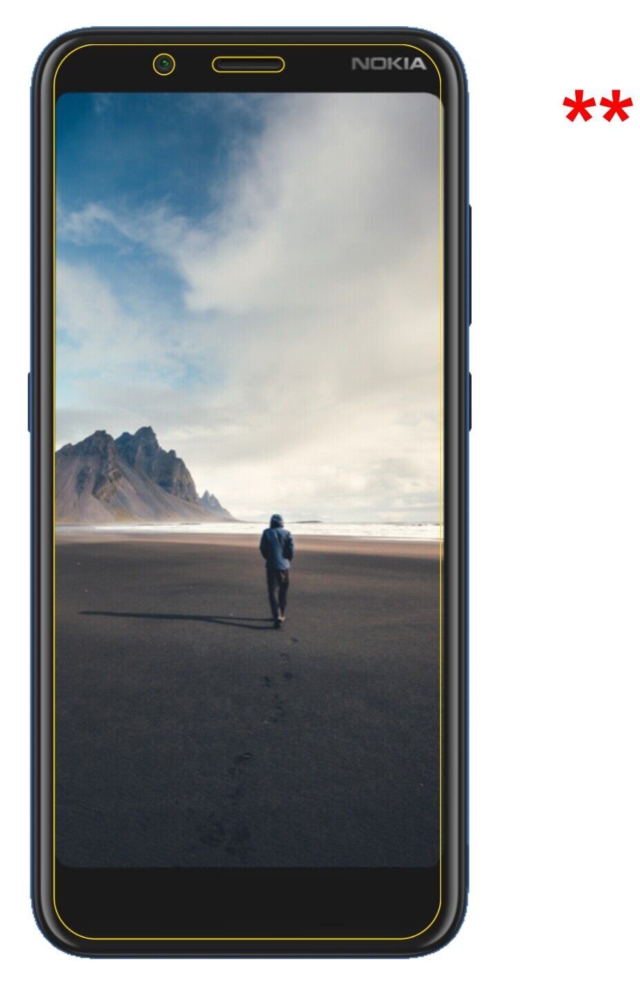 9H Clear Screen Protector for Nokia C2 Tava – Shatterproof, Crystal Clear | dipos