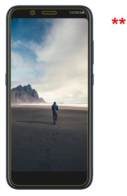 9H Clear Screen Protector for Nokia C2 Tava – Shatterproof, Crystal Clear | dipos