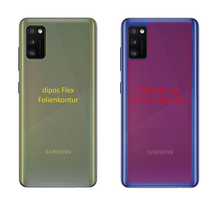 2x Full Cover Back Protector for Samsung Galaxy A41 – Covers Curved Edges | dipos