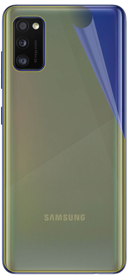 2x Full Cover Back Protector for Samsung Galaxy A41 – Covers Curved Edges | dipos