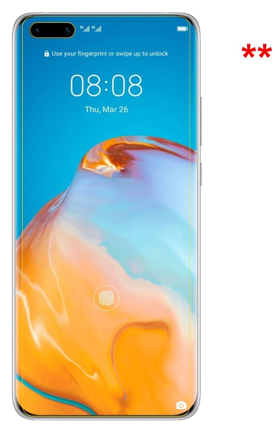 Screen Protector for Huawei P40 Pro Plus matte Flexible Glass 9H dipos