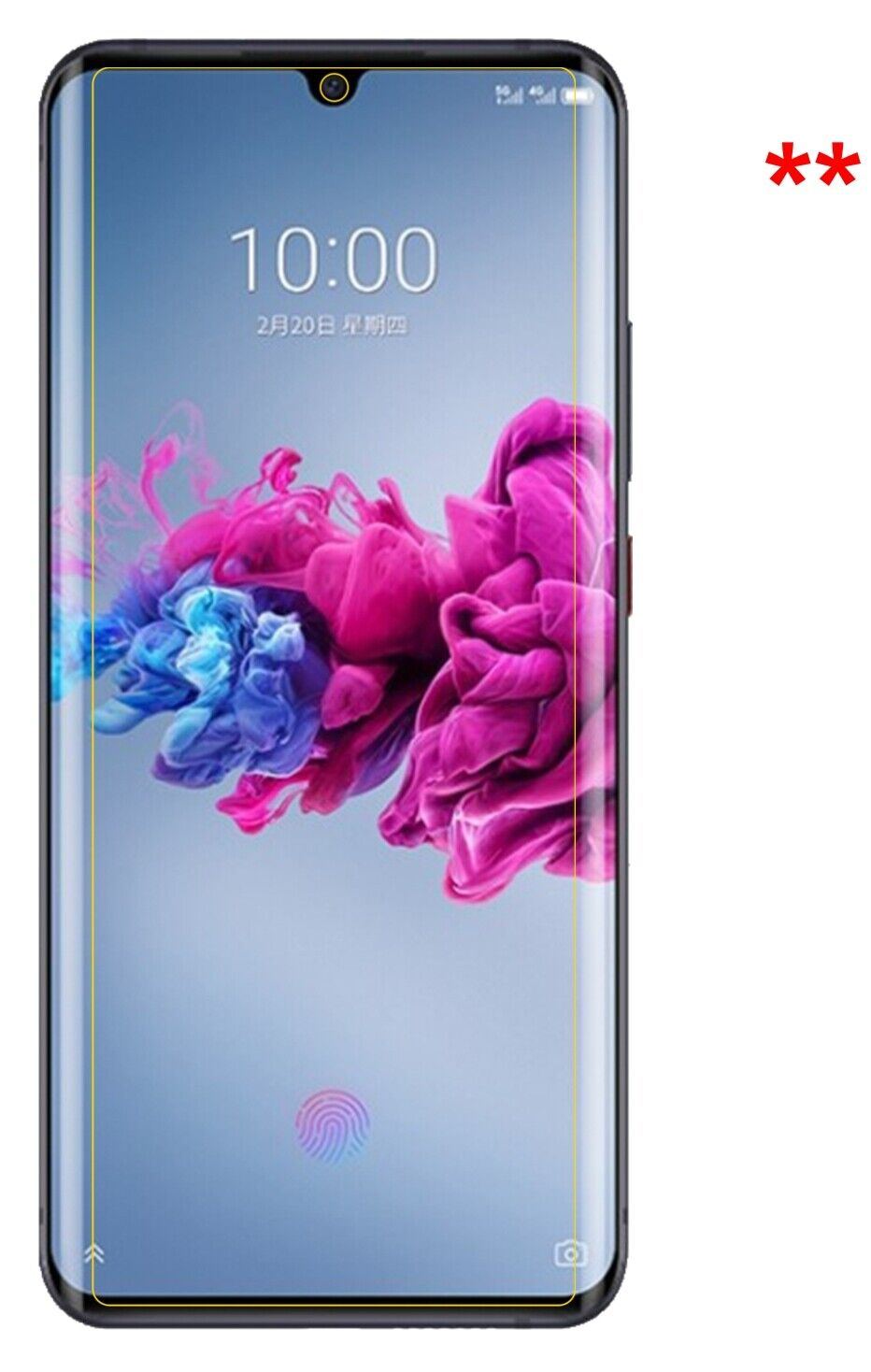 Screen Protector for ZTE Axon 11 matte Flexible Glass 9H dipos