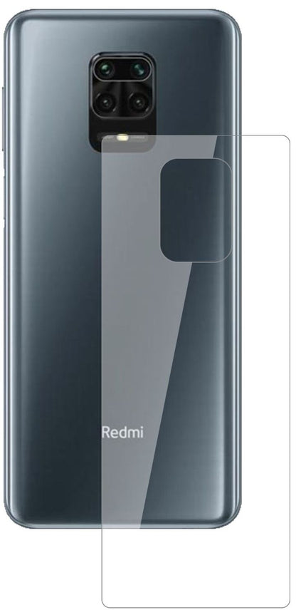 9H Clear Back Protector for Xiaomi Redmi Note 9 Pro Max – Shatterproof, Crystal Clear