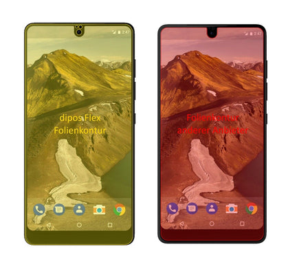 2x Full Cover Screen Protector for Essential PH-1 – Covers Curved Edges | dipos