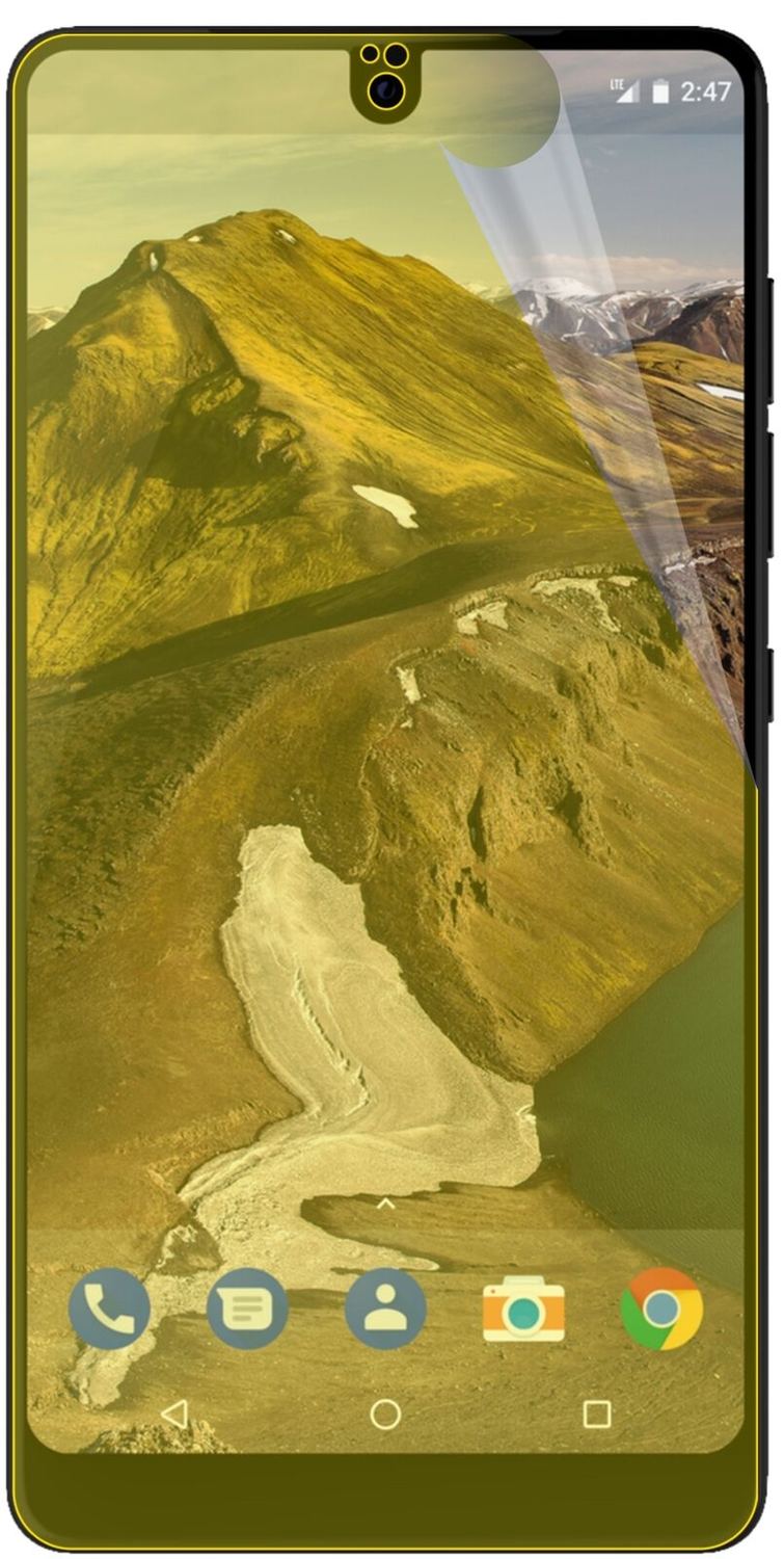 2x Full Cover Screen Protector for Essential PH-1 – Covers Curved Edges | dipos