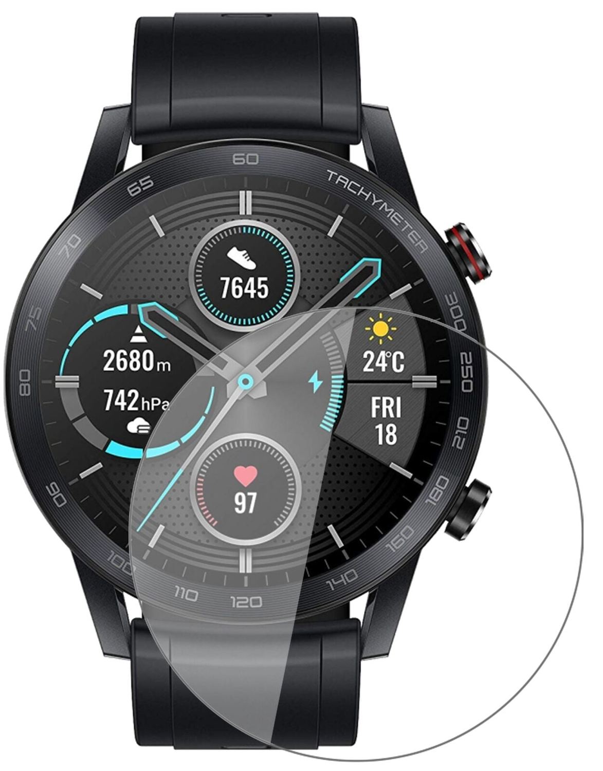 9H Clear Screen Protector for Honor Magic Watch 2 46mm – Shatterproof, Crystal Clear