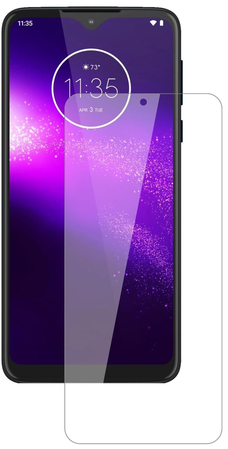 9H Clear Screen Protector for Motorola One Macro – Shatterproof, Crystal Clear | dipos