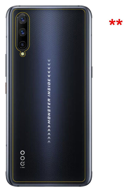 Screen Protector for I Vivo IQOO Pro 5G back I matte I Flexible Glass 9H dipos