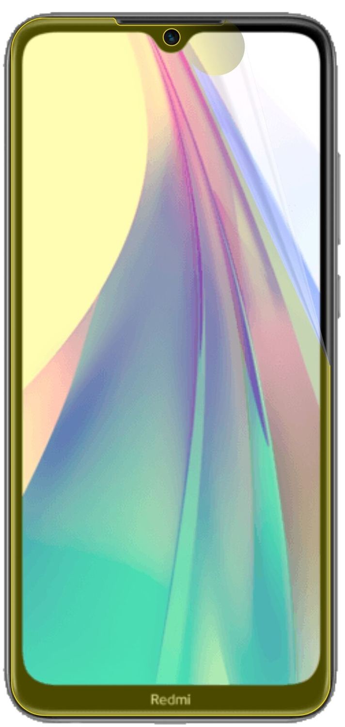 2x Full Cover Screen Protector for Xiaomi Redmi Note 8T – Covers Curved Edges | dipos