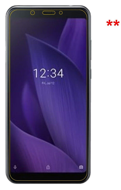 9H Clear Screen Protector for Sharp Aquos V – Shatterproof, Crystal Clear | dipos