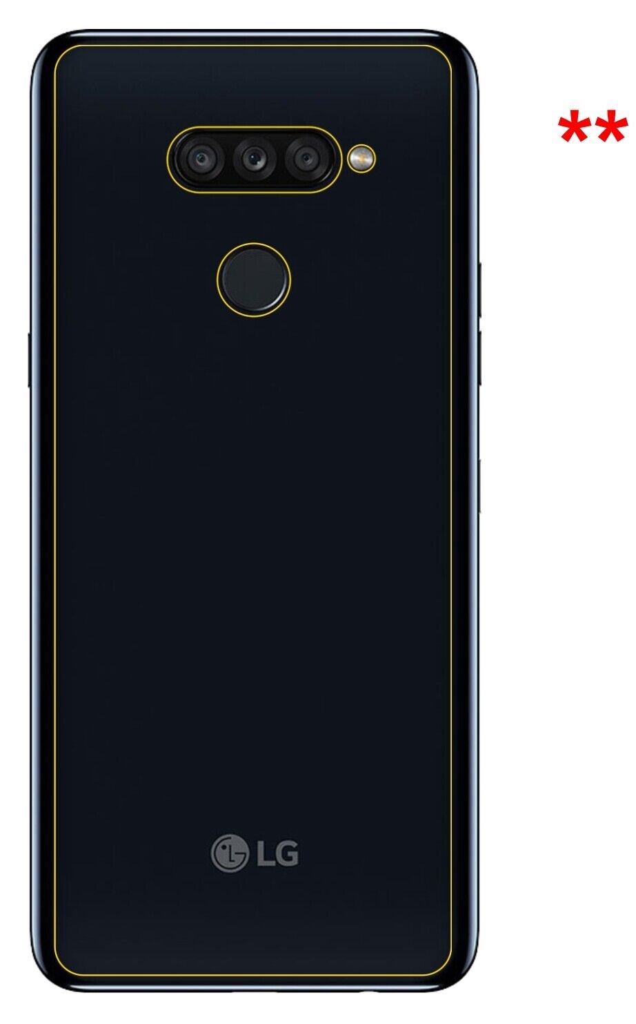 9H Clear Back Protector for LG K50S – Shatterproof, Crystal Clear | dipos
