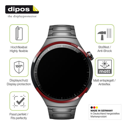 dipos FLEX 2x Matte Screen Protector for Huawei Watch 4 Pro Space Edition