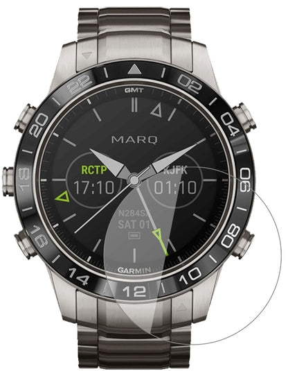 9H Clear Screen Protector for Garmin MARQ Aviator – Shatterproof, Crystal Clear | dipos